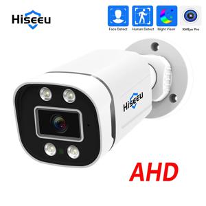 Hiseeu AHD 불릿 카메라, 야외 보안 방수 모션 감지, 2MP 아날로그 CCTV 카메라, 20M 적외선 야간 투시경, XMeye, 1080P