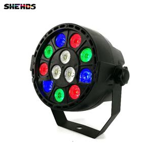 SHEHDS 핫 LED 파 12x3W RGBW LED 무대 조명 파 라이트, 디스코 DJ 프로젝터 기계 파티 장식 호텔, DMX512