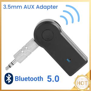 수면 모드 및 핸즈프리 통화 액세서를 지원하는 5.0mm AUX 어댑터 용 Bluetooth 3.5 무선 스테레오 오디오 수신기 송신기