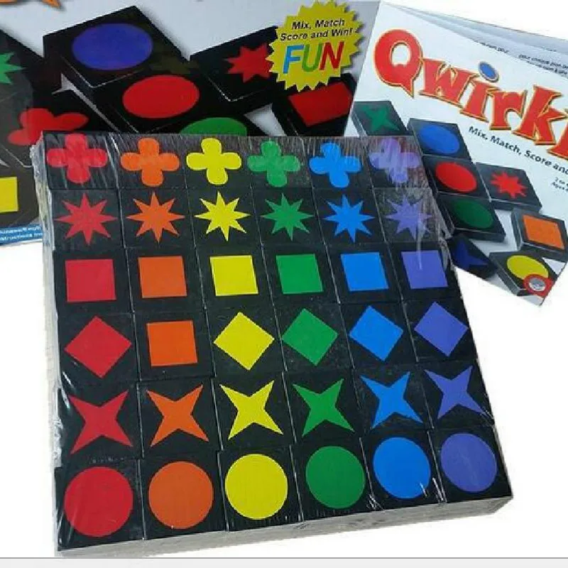 Qwirkle-나무 체스, 부모, 자녀 상호 작용 게임, 어린이 성인 장난감 선물, 신제품, 어린이 교육 완구, 2021