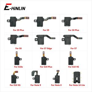 헤드폰 잭 오디오 포트 커넥터 플렉스 케이블, 삼성 갤럭시 S7 엣지 S8 S9 S10 플러스 S10e 노트 10 라이트 8 9 이어 이어폰 부품
