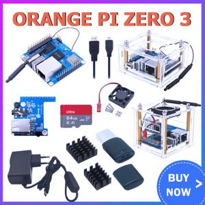 Orange Pi Zero 3 Allwinner H618 와이파이 + BT5.0 기가비트 LAN 미니 PC, 오픈 소스 Zero3 개발 보드, 싱글 보드 컴퓨터