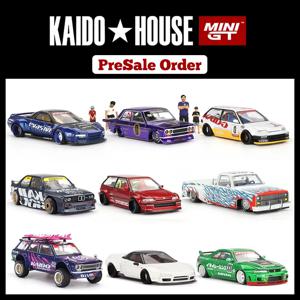 예약 구매 Kaido House MINIGT 1:64 M3 E30 GTR R34 카본 510 NSX 시빅 왜건 240Z 실베라도 다이캐스트 자동차 모델 장난감, 월 업데이트