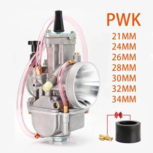 카브레타 오토바이 플랫 슬라이드 PWK KR150 레이싱, 야마하 100cc 125cc 250cc 용, 21mm, 24mm, 26mm, 28mm, 30mm, 32mm, 34mm