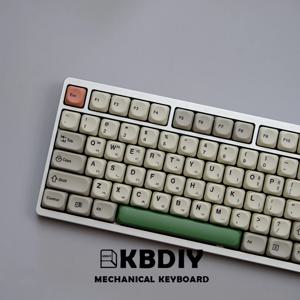 KBDiy KOA 프로필 키캡, GMK 스타일 레트로 9009 테마 PBT 키캡, 기계식 키보드 게이밍 키트, 한국어 139 키 ISO 키캡