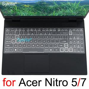 Acer Nitro 5 스핀 7 용 키보드 커버 AN515 AN517 AN715 51 52 53 54 55 56 57 V 15 17 VN7, 실리콘 보호 스킨 케이스 액세서리