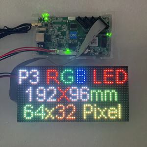 P3 실내 풀 컬러 LED 디스플레이 모듈, ICN2037 RGB LED 패널 64*32,SMD2121 LED 매트릭스 3 in 1 RGB 패널. 1/16 스캔, HUB75