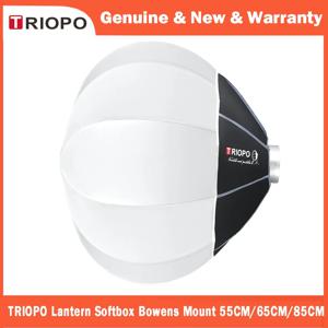 TRIOPO Lantern Softbox Light Modifier Tripo-소프트 박스 조명 모디파이어, 55/65/85cm, 퀵 릴리스, Sokani X100, COLBOR, Godox Aputure, Bowens 마운트, LED 비디오 라이트