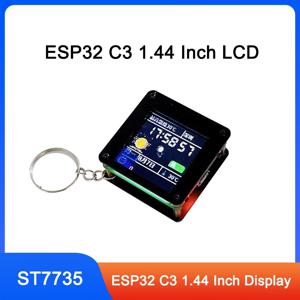 휴대용 휴대용 휴대용 펜던트, LCD 디스플레이, 데스크탑 소형 장식품, Lvgl 우주인 St7735, ESP32 C3, 1.44 인치