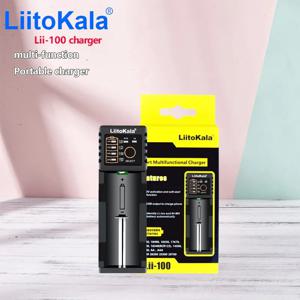 LiitoKala Lii-100B Lii-100 18650 배터리 충전기, 26650 16340 RCR123 14500 LiFePO4 1.2V Ni-MH Ni-Cd 스마트 충전기