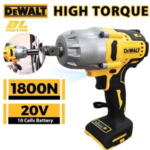 DEWALT 높은 토크 전기 렌치, 브러시리스 무선 임팩트 렌치, 장식 팀 전동 공구, Dewalt 20V 배터리용, 1/2in