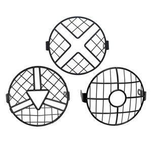 오토바이 헤드라이트 메쉬 그릴 가드 프론트 램프, 카페 레이서 크루저 헤드라이트 커버용 보호대, 6.5 인치