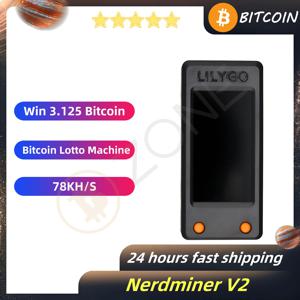 Nerdminer T 디스플레이 S3 비트코인 솔로 복권 채굴기, 해시레이트 펌웨어 1.6.3 업그레이드 BTC 로또 기계, 78KH/s