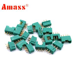 Amass MPX6 MPX 6 핀 암수 플러그 커넥터, 금도금 30A 플러그, RC 글라이더 비행기 드론 장난감 DIY 도구 부품