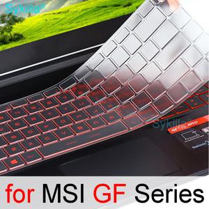 MSI GF65 얇은 GF63 GF75 용 키보드 커버, 얇은 GF72 GF72VR GF62 GF62VR 실리콘 프로텍터 스킨 케이스 게임용 노트북 액세서리 17