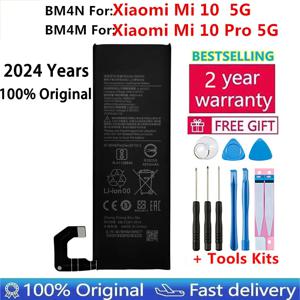 샤오미 미 10 프로 5G 10 프로 Mi10 5G 교체용 배터리, 빠른 배송, 2024 년 100% 오리지널 교체 배터리, BM4M BM4N