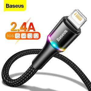 Baseus-아이폰용 조명 USB 케이블, 아이폰 14, 13, 12, 11 프로 맥스, x용, 아이폰 8, 7, 6, 6s, 아이패드 데이터 와이어 코드, 고속 충전 케이블