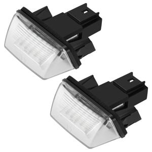 2 Pcs 12V 18LED 자동차 번호판 빛 12V 6500K 램프 푸조 206 207 307 308 406 407 시트로엥 C3 C4 C5 C6