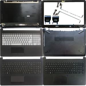 HP 15-BW 15T-BR 15T-BS 15Z-BW 250 G6 255 TPN-C129 LCD 후면 커버, 베젤, US RU SP 팜레스트 상단 하단 힌지 케이스, 신제품