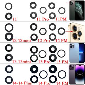 아이폰 11 12 13 14 프로 맥스 미니 후면 카메라 유리 렌즈, 스티커 접착 수리 예비 부품 및 도구 포함