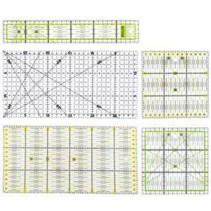 패치워크 눈금자 퀼팅 도구, 재봉 패치워크 눈금자, 원단 천 절단 눈금자 드로잉 눈금자, 재단사 재봉 액세서리, 1pc