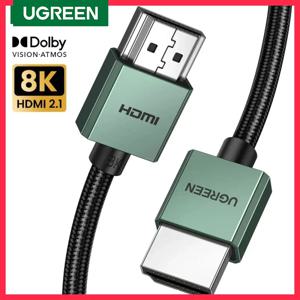 UGREEN HDMI 호환 케이블, TV 샤오미 박스 스플리터 스위처용 비디오 케이블, 3D HDCP 컴퓨터 노트북 디스플레이 코드, 8K, 60Hz