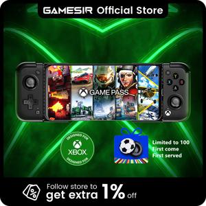 GameSir X2 Pro Xbox 안드로이드 폰 게임패드, Xbox 게임 패스, xCloud, 스타디아, 지포스, 나우 루나 클라우드 게임용, 핸드폰 컨트롤러