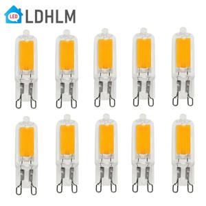 G9 COB LED 스포트라이트 샹들리에 조명, 할로겐 교체, 7W 9W 12W 15W COB LED 전구, AC/DC 12V 220V Lampada