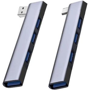 USB 3.0 허브 도크 C타입 3.1, 4 포트 멀티 스플리터 어댑터, OTG, 샤오미, 화웨이, 레노버, 맥북 프로용, USB 3.0 2.0 포트