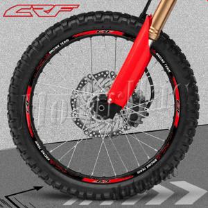 반사 오토바이 휠 스티커 림 데칼 스트라이프 테이프 액세서리, CRF450R CRF300L CRF250R CRF400RX CRF125 CRF150