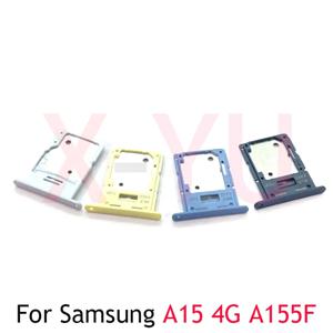 SIM 카드 트레이 슬롯 거치대 어댑터 소켓 수리 부품, 삼성 갤럭시 A15 5G A156 4G A155, 10 개