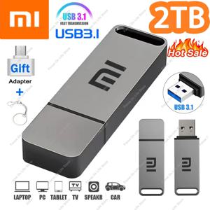 샤오미 펜 드라이브 USB 3.1, 고속 전송, 금속 대용량 USB 메모리, 컴퓨터 저장 장치, 2TB 플래시 드라이브, 1TB