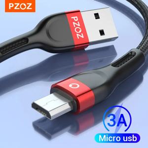 PZOZ 마이크로 USB 케이블 고속 충전 코드, 삼성 S7, 샤오미 레드미 노트 5 프로, 안드로이드 휴대폰, 마이크로 USB 충전기