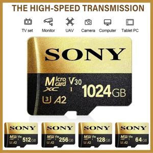 소니 마이크로 SD TF 카드, 미니 1TB 메모리 카드, 클래스 128GB, 256GB, 고속 플래시 메모리 TF 메카드 C10, 샤오미