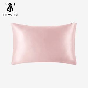 LILYSILK 순수 100 실크 베개 커버, 숨겨진 지퍼 헤어, 여성 남성 어린이 소녀, 19 가지 간결한 색상, 럭셔리 무료 배송