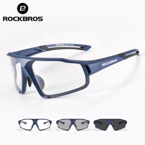 ROCKBROS 광변색 사이클링 안경 자전거 자전거 안경 스포츠 남성용 선글라스 MTB 로드 사이클링 안경 보호 고글