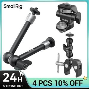 SmallRig DSLR 카메라 조절식 카메라 모니터 홀더, 회전 및 기울기 조절식 모니터 마운트, ARRI 스타일 마운트 2903