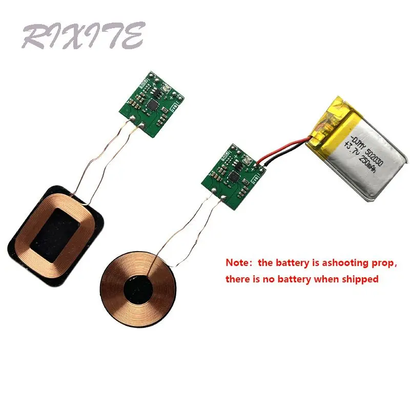 무선 충전기 수신기 모듈, PCBA 회로 코일 보드, 리튬 배터리 무선 충전 내장, 3.7V 수정 방식, 5W