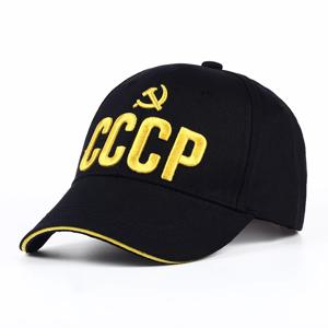 CCCP 소련 러시아 핫 세일 스타일 야구 모자, 남녀공용 블랙 레드 코튼 스냅백 캡, 3D 자수 최고 품질 Garros