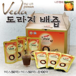 나주 배다 도라지배즙 110ml x 100포(50포+50포) / 배+도라지+생강 / 기관지 환절기 건강즙 선물세트