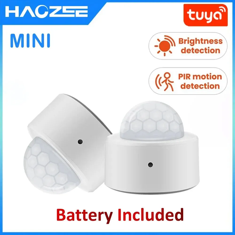 Tuya Zigbee 인체 모션 센서, 스마트 홈 미니 PIR 모션 센서, 적외선 감지기, 보안 스마트 라이프, 알렉사 게이트웨이 작동