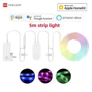 Yeelight 오로라 스마트 5M 라이트 스트립, 1S 플러스, LED RGB, 다채로운 와이파이 리모컨, 앱 어시스턴트, 스마트 홈킷