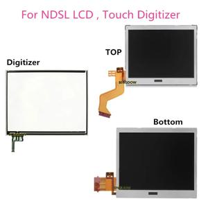 닌텐도 DS 라이트 DSL NDSL 게임 콘솔용 상단 하단 LCD 디스플레이 스크린, 터치 스크린 디지타이저 유리 교체