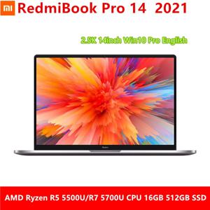 샤오미 RedmiBook Pro14 노트북, AMD Ryzen 5700U, 5500U, 16GB DDR4 + 512GB SSD, 2.5K 슈퍼 레티나 풀 스크린 노트북