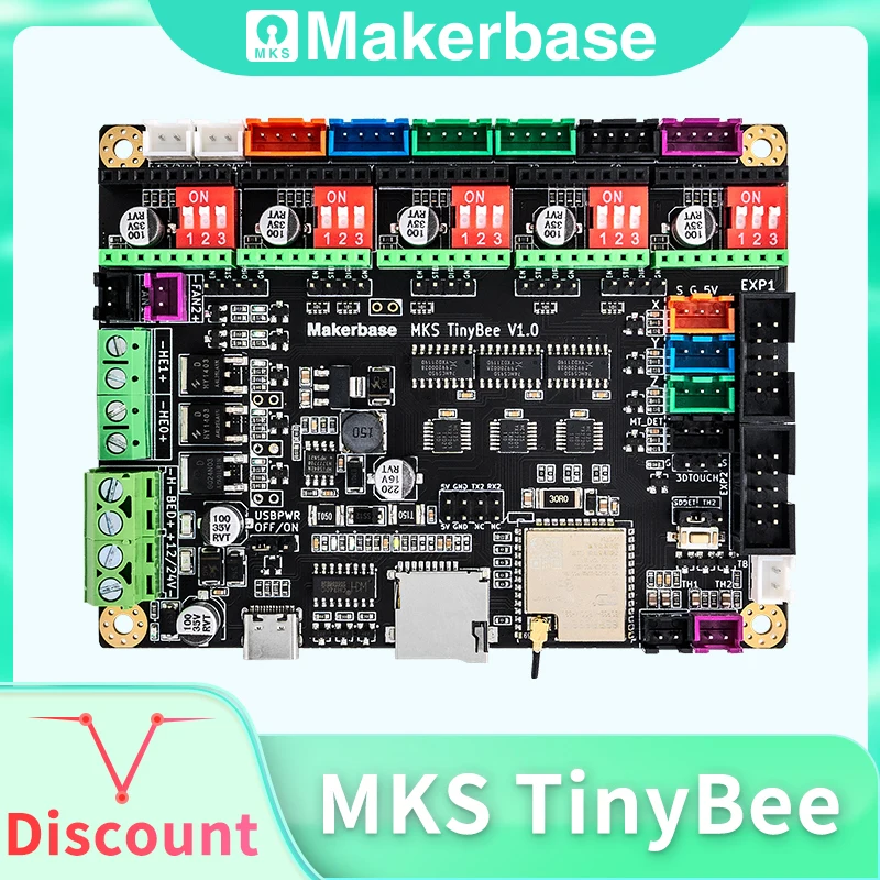 Makerbase MKS tinbee 3D 프린터 제어 보드 ESP32 MCU 3D 프린터 부품 TFT 스크린 wifi 기능 웹 제어