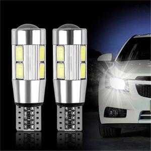 2PCS T10 화이트 5630 LED 194 W5W 10 SMD Canbus 오류 무료 자동차 사이드 웨지 전구 LED 자동차 헤드 라이트 자동차 조명