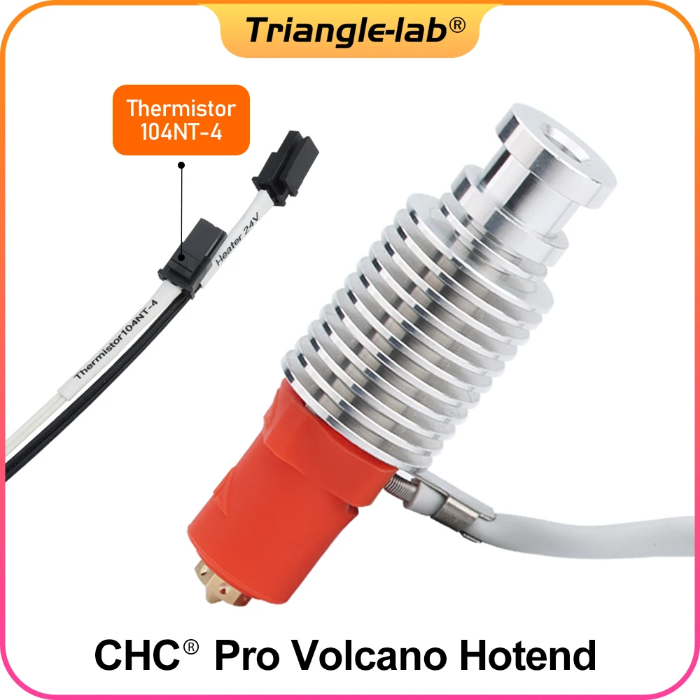 Trianglelab CHC®프로 화산 핫엔드, 최대 115W 고출력 CHC®프로 세라믹 히팅 코어, 빠른 가열 또는 엔더 3 볼케이노 핫엔드 CR10