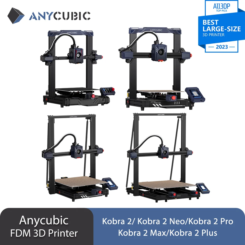 ANYCUBIC 스피드 FDM 시리즈 3D 프린터, Kobra 2 Neo 3D 프린터, 대형 자동 레벨링 DIY FDM 3D 프린터, Kobra 2 Pro Max Plus