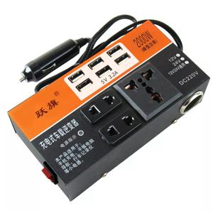 2000W 피크 전력 인버터 자동차 범용, DC 12V ~ DC110V 24V ~ DC 220V 다중 보호 100%, 신제품