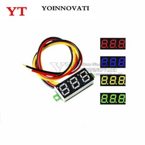 0.28 인치 디지털 LED 미니 디스플레이 모듈 DC 0-100V 전압계 전압 테스터, LED 패널 미터 0.28 